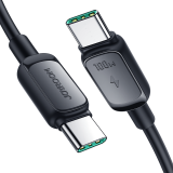 Laidas USB C - USB C 60W 1.2m juodas (black) Joyroom C100